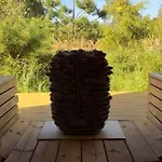 別荘 Luxury With Terrace, Sauna, Jacuzzi ニエホジェ